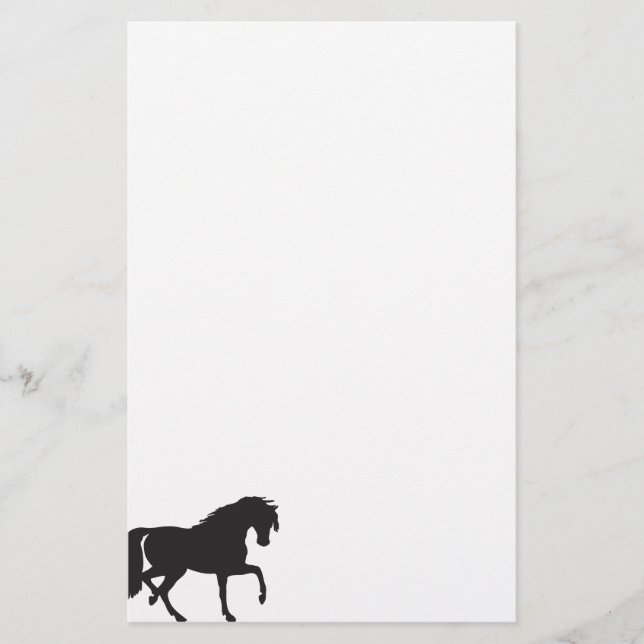 Lámina Horse Silhouette (Anverso)