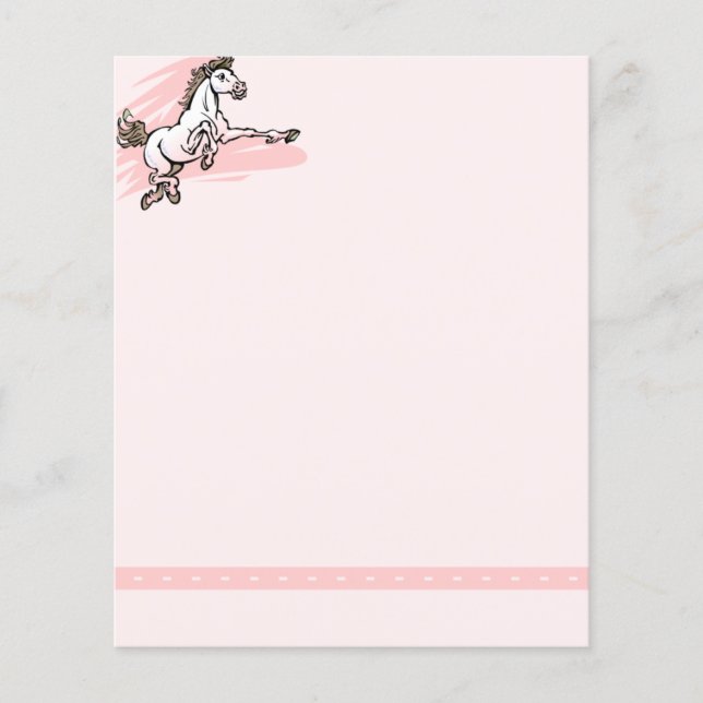 Lámina Horse Stationery (Anverso)
