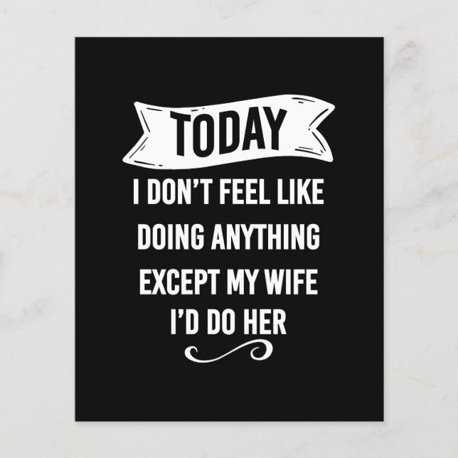 Lámina Hoy no siento ganas de hacer nada excepto mi (Anverso)