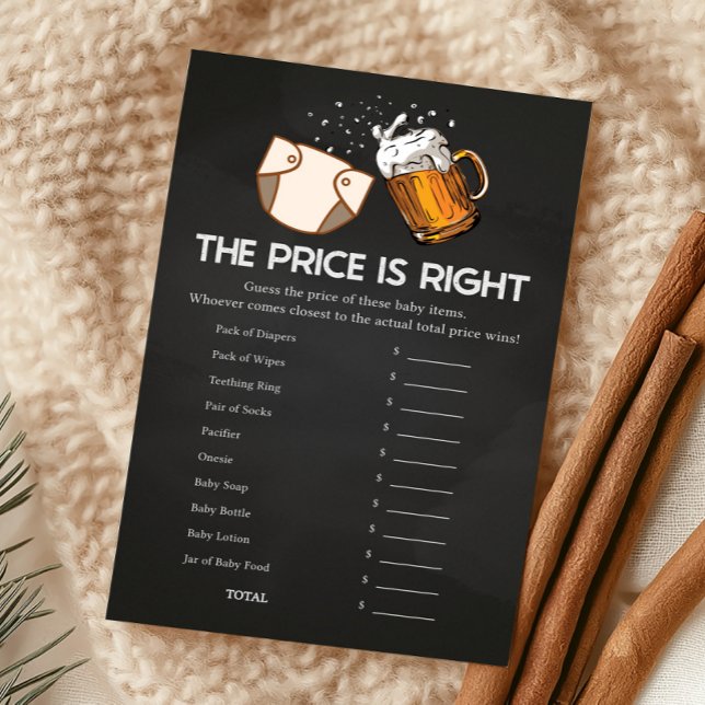 Lámina Huggies and Chuggies Baby Shower Price Game (Huggies and Chuggies Baby Shower Game)