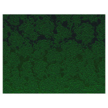 Hunter Green Elegant Succulant Pattern Design