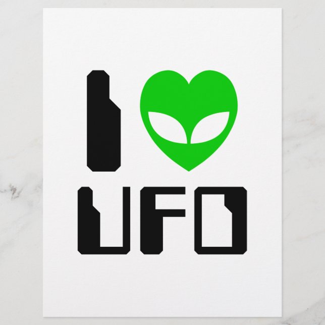 Lámina I Alien Heart UFO (Anverso)