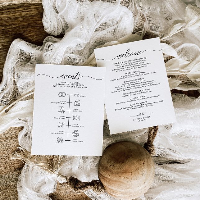 Lámina Icono de día de boda Línea de tiempo Carta de bien (Subido por el creador)