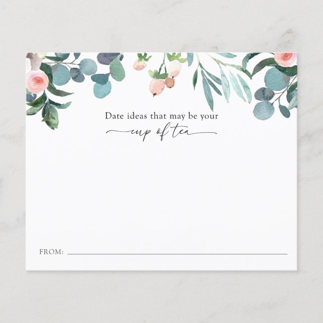 Lámina Ideas de citas que pueden ser de su gusto (Anverso)