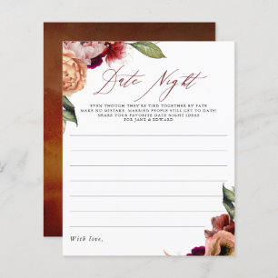 Lámina Ideas florales borgoñonas y rojas y Naranjas de ci