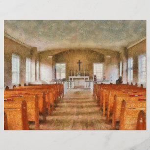 Lámina Iglesia - Dentro de una iglesia