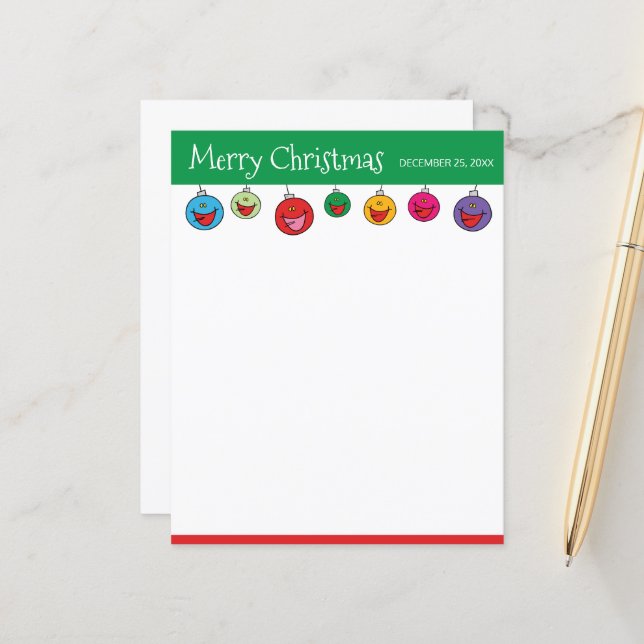 Lámina Ilustracion de ornamento del Personalizado navideñ (Anverso/Reverso In Situ)