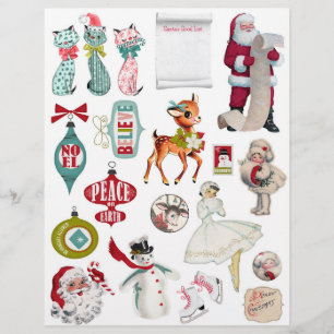 Lámina Ilustraciones de Navidades de mediados del siglo X