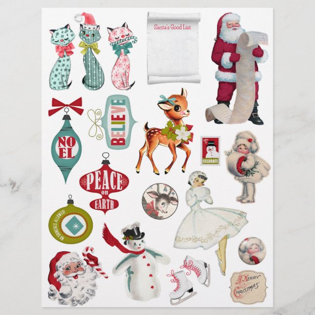 Lámina Ilustraciones de Navidades de mediados del siglo X (Anverso)