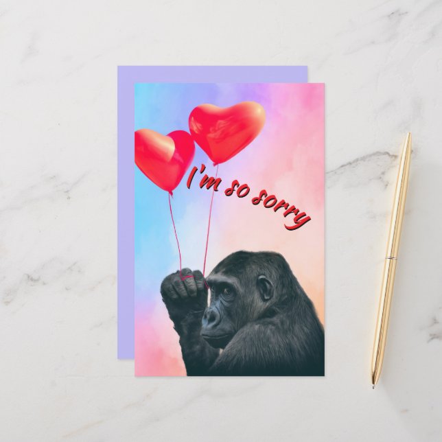 Lámina "I'm so sorry" Papiervel (Anverso/Reverso In Situ)