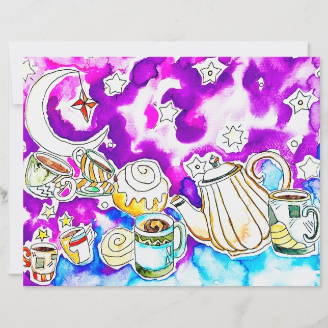 Lámina impresión de arte de café (Anverso)