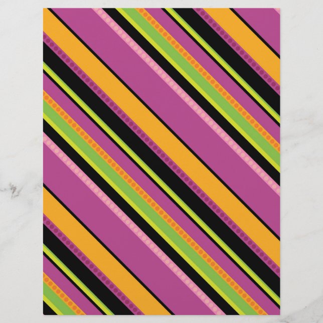 Lámina Impresión de dulces divertidos de Halloween (Anverso)