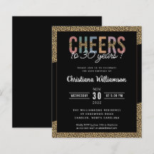 Impresión de leopardo Fiesta de Budget Modern 30th