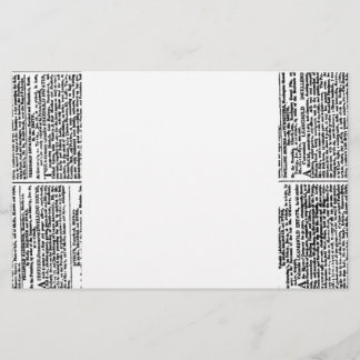 Lámina Impresión de periódico vintage