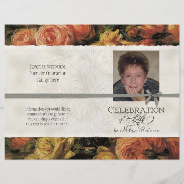 Lámina Impresionante Coral Yellow Rose 2 Servicio conmemo (Anverso)