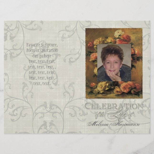 Lámina Impresionante Coral Yellow Rose 2 Servicio conmemo (Anverso)