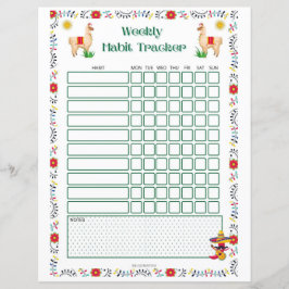 Lámina Imprimible por hábito semanal - Edición Lama