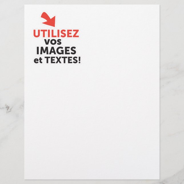 Lámina Imprimos vos diseños en ligne DIY en Français (Anverso)
