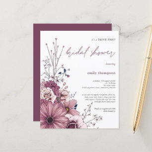 Lámina Impulso floral presupuestal por invitación a ducha