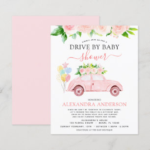 Lámina Impulso Presupuestario De Baby Shower Floral Rubor