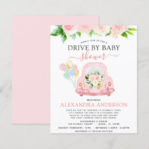 Lámina Impulso Presupuestario De Baby Shower Floral Rubor