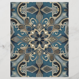 Lámina in blue paper sheet