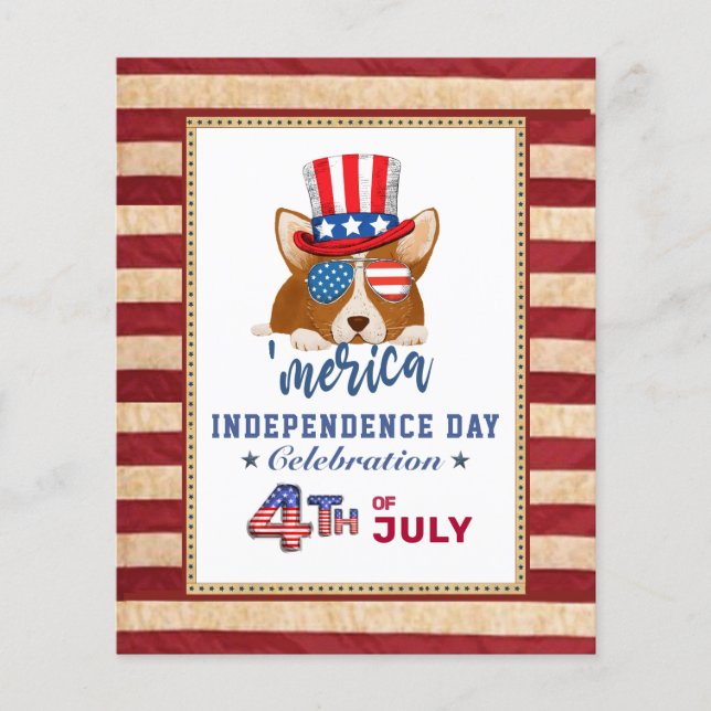 Lámina Incursión por el Fiesta del 4 de JULIO (Anverso)