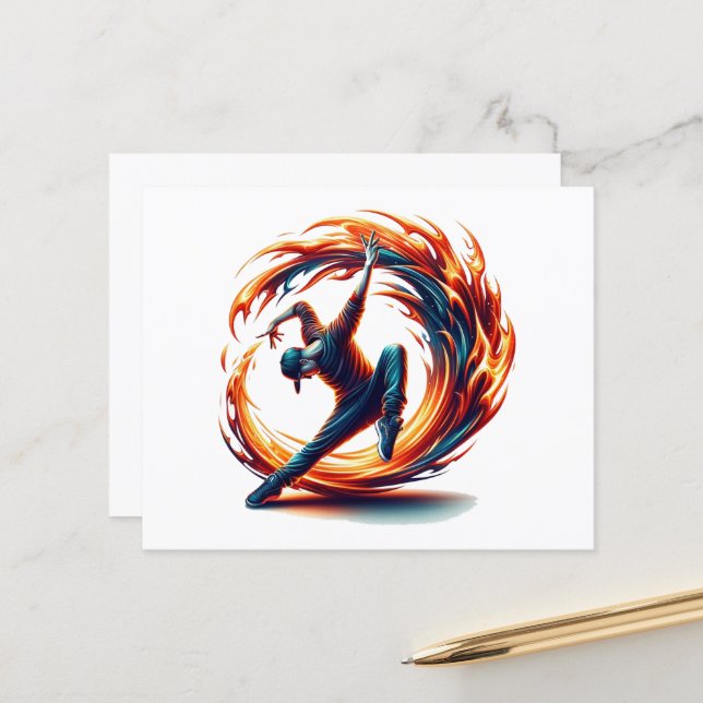 Lámina Inferno Spin - Enciende el espíritu de la Breakdan (Anverso/Reverso In Situ)