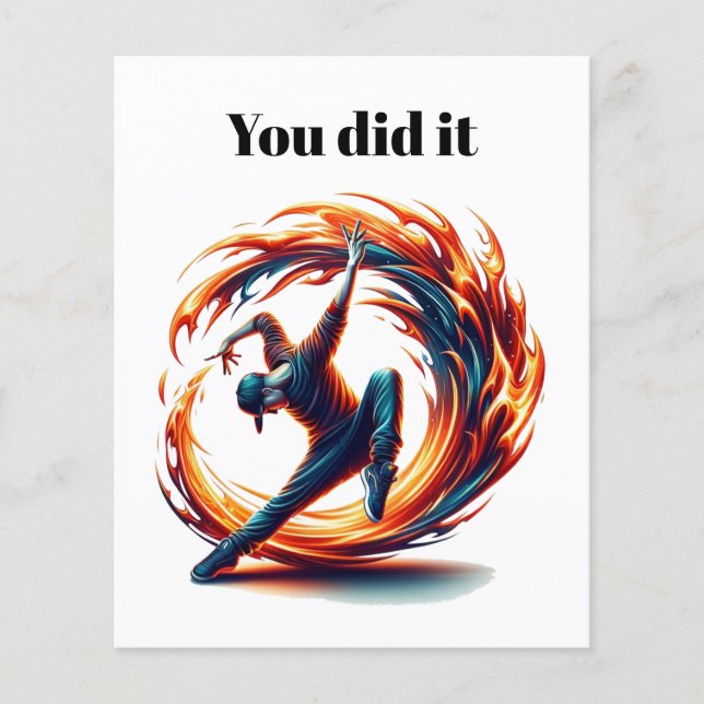 Lámina Inferno Spin - Enciende el espíritu de la Breakdan (Anverso)