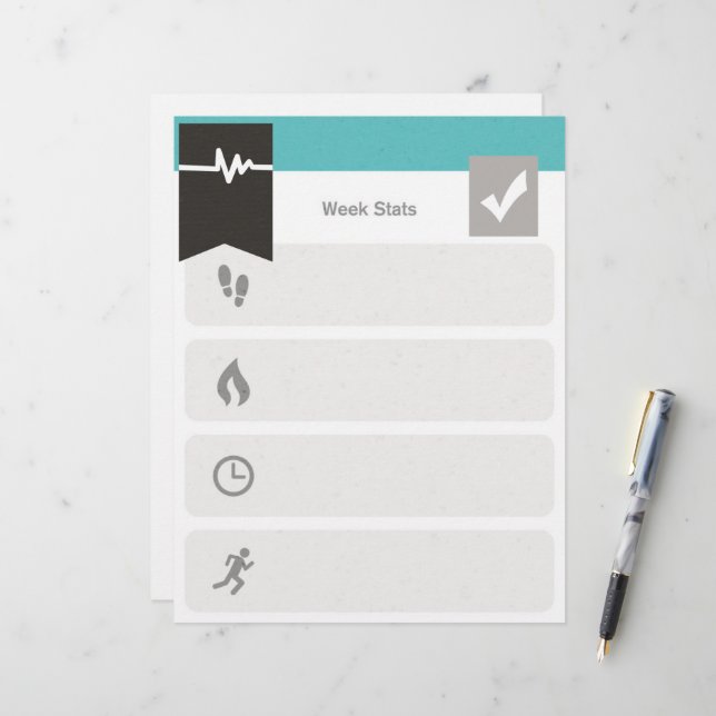 Lámina Informe de estado del ejercicio semanal (Anverso/Reverso In Situ)