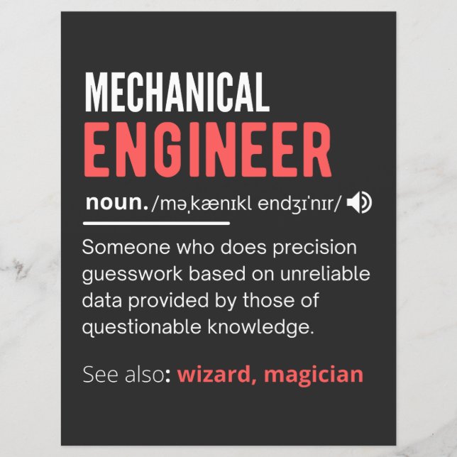 Lámina INGENIERO mecánico (Anverso)