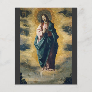 Lámina Inmaculada Concepción de Zurbarán