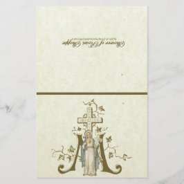 Lámina Inmaculado Corazón María Oración Espiritual Comuni