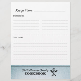 Lámina Inserción del cuaderno del libro de cocina de la f