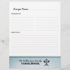 Lámina Inserción del cuaderno del libro de cocina de la f