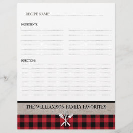 Lámina Inserción del enlace de la receta de cocina rústic