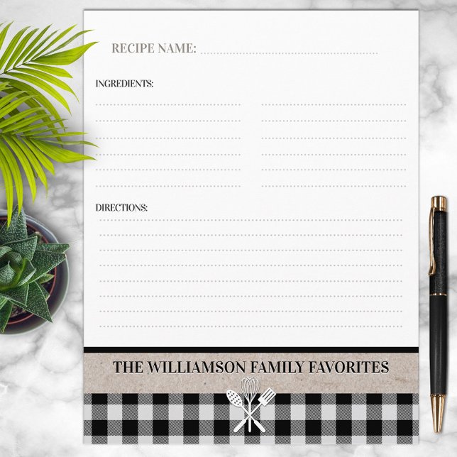 Lámina Inserción del enlace de la receta de cocina rústic (Subido por el creador)