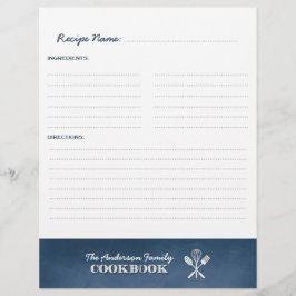 Lámina Inserción del ligador del libro de cocina de la fa
