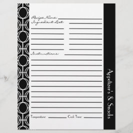 Lámina Inserciones de la receta de anillos de eternidad v