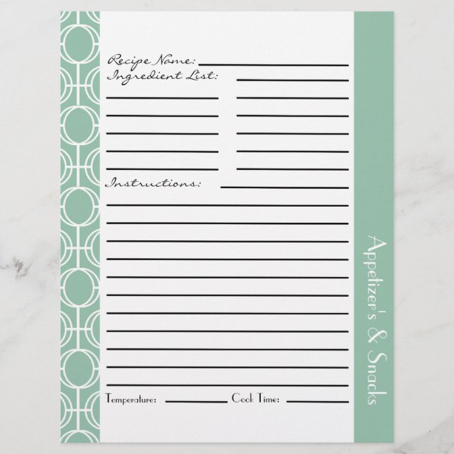 Lámina Inserciones de recetas de anillos de eternidad vin (Anverso)