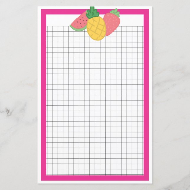 Lámina Inserciones del planificador de papel tropical (Anverso)