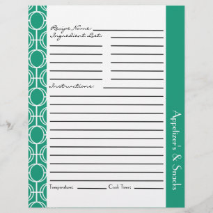 Lámina Insertos de la receta de anillos de eternidad vinc