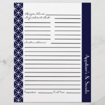 Insertos de la receta de diamantes anillados - Bla