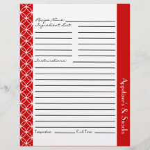 Insertos de la receta de diamantes anillados - Bla