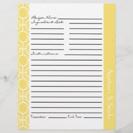 Lámina Insertos de receta de anillos de eternidad vincula