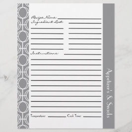 Lámina Insertos de receta de anillos de eternidad vincula