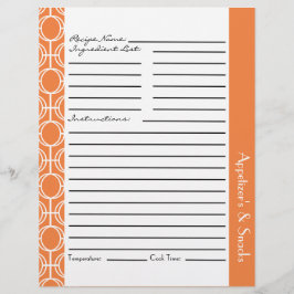 Lámina Insertos de receta de anillos de eternidad vincula