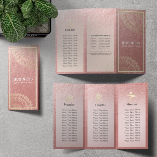 Lámina Instructor de Meditación de Yoga Gold Mandala Tri- (Subido por el creador)