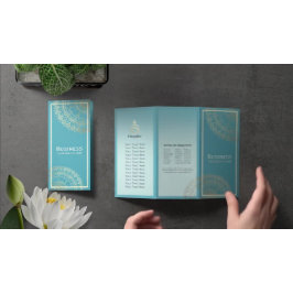 Lámina Instructor de Meditación de Yoga Gold Mandala Tri-