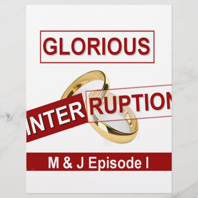 Lámina Interrumpición Gloriosa Buen día, mejores regalos  (Anverso)